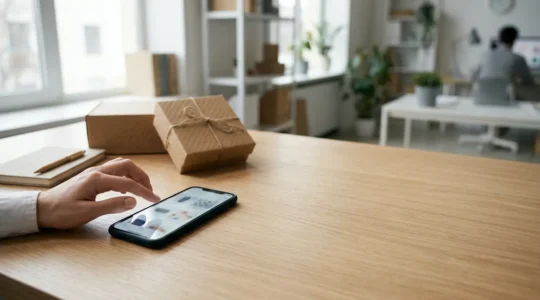 Hochwertige Produktfotografie für Google Shopping mit natürlichem Licht und klarer Komposition